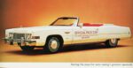 1973 Cadillac Eldorado Indy 500 Pace Car. Setting the pace for auto racing's greatest spectacle