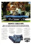 1975 Chevrolet Monte Carlo. Chevrolet Makes Sense For America