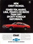 1978 Chevrolet Monza. Fewer Yen, Marks, Lira, Francs, Or Bucks Than Any Sporty Foreign Hatchback