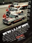 1981 GMCs at Indy. We're 1,2,3 At Indy