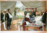 1904-05 General Kuropatkin deals awards to wounded near Vafangou