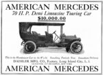 1907 American Mercedes Demi Limousine Touring Car