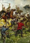 1917-18 Peasant uprising on the estate of Prince Shakhovsky by Ivan Alekseevich Vladimirov