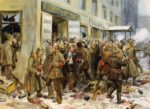 1917-18 Pogrom of a liquor store by Ivan Alekseevich Vladimirov