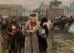 1918 Famine on the streets of Petrograd by Ivan Alekseevich Vladimirov