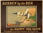 1933 Sussex by the Sea for Happy Holidays. Southern Railway