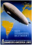 1935 Graf Zeppelin. Nach Sudamerika In 3 Tagen! Hamburg-Amerika Linie