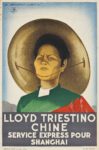 1935 Lloyd Triestino Chine. Service Express Pour Shanghai