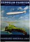 1935 Zeppelin-Fahrten Über See Und Land. Hamburg-Amerika Linie