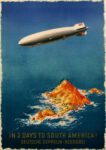 1936 In 3 Days To South America! Deutsche Zeppelin-Reederei