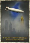 1937 In 2 Days To North America! Deutsche Zeppelin-Reederei