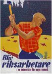 1942 Blib riksarbetare - en hederstitel för varje svensk