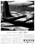 1942 You will fly in tomorrow's Age of Flight. United Air Lines