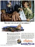 1945 'New York. Why, We Just Left Los Angeles!' GoodYear