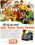 1946 GMC Trucks. Ask G.I. Joe about GMC Tough Truck Design