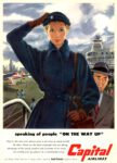 1951 speaking of people 'On The Way Up' Capital Airlines