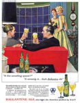 1954 'Is this something special' It certainly is... that's Ballantine Ale'