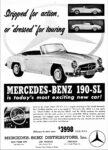 1955 Mercedes-Benz 190-SL. Stripped for action, or 'dressed' for touring