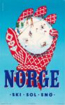 1956 Norge - Ski - Sol - Snö -