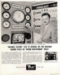 1957 'Nations Station' Lets TV Viewers See The Weather Record Itself On 'Bendix Weatherman' Dials!