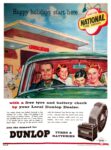 1959 Happy holidays start here... with a free tyre and battery check by your Local Dunlop Dealer