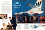 1959 Step softly into the Jet Age through all Europe. SAS Caravelle Pure Jet
