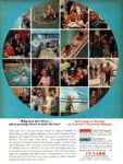 1962 Why just get there… when getting there is half the fun! Sail away to Europe on Cunard’s Vacation Island!