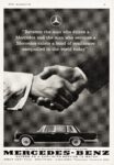 1964 Mercedes-Benz Grand Mercedes 600. 'Between the man who drives a Mercedes and the man who services a Mercedes...'