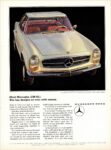 1965 Mercedes-Benz 230 SL. She has designs on men with money