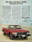 1975 Mercedes-Benz 450SL. Freedom for two