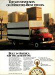 1983 Mercedes-Benz Trucks. Built In America For The 24-Hour Day