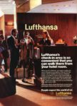 1989 Lufthansa’s check-in area is so convenient that you can walk there from your hotel room