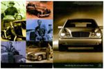 1996 Mercedes-Benz E-Class Ad with Movie Stars (2-page ad)