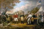 1777-10-17 Surrender of General Burgoyne by John Turnbull