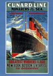 1907 Cunard Line. Monarchs of the Sea. Lusitania & Mauretania