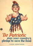 1918 Be Patriotic sign your country's pledge to save the food