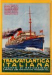 1920 Transatlantica Italiana. Societa Di Navigazione Capitale Lire 100,000,000 Interamente Vers