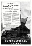 1936 International Trucks. The Same Strength of Character in Half-Ton and Big Six-Wheeler International Trucks