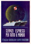1936 Servizi Espressi Per Tutto Il Mondo. Italia - Cosulich - Lloyd Triestino