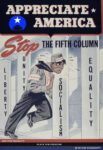 1941 Appreciate America. Stop Fifth Column