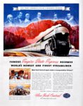 1941 Famous Empire State Express Becomes World's Newest And Finest Streamliner. New York Central