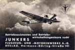 1942 Betriebsassistenten und Betriebs-wirtschaftsingenieure sucht Junkers Flugzeug- Und -Motorenwerke