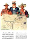 1943 American Airlines, Inc. unites three great allies, Canada, the United States and Mexico