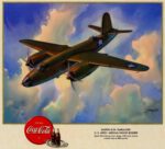 1943 Drink Coca-Cola. Martin B-26 'Marauder' U.S. Army - Medium Range Bomber