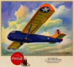 1943 Drink Coca-Cola. Waco Glider CG-4 U.S. Army Troop Transport