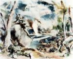 1943 'Enemy Air Attack' Arawe Barse Miller