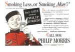 1943 Smoking Less - or Smoking More. Call For Philip Morris