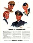 1944 Courtesy Is Not Unpatriotic. American Airlines