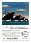 1948 Newest… Fastest… Finest American-Flag Passenger Liners In Mediterranean Service. American Export Lines