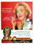 1949 I like Chesterfield's Milder, Better Taste. It's My Cigarette. Joan Crawford. Chesterfield